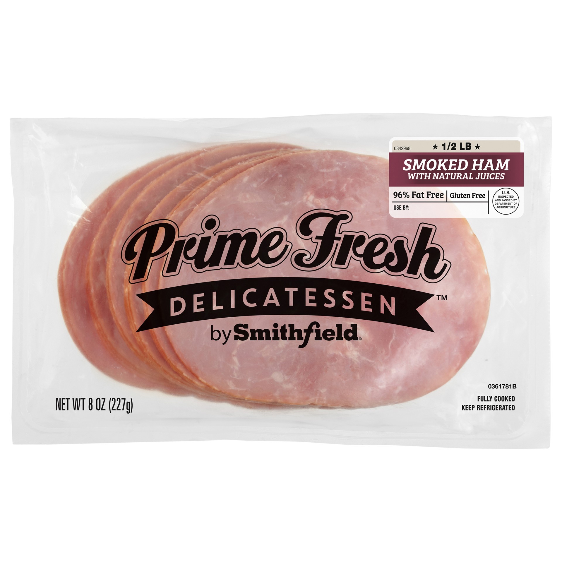 slide 2 of 7, Smithfield Prime Fresh Pre Sliced Smoked Ham - 8 Oz, 8 oz