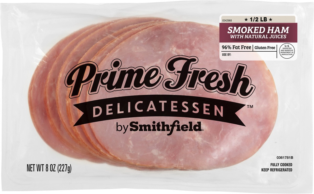 slide 2 of 7, Smithfield Smoked Pre Sliced Ham - 8 Oz, 8 oz