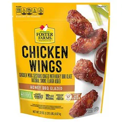 Foster Farms Honey Bbq Chicken Wings - 22 Oz