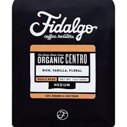 Fidalgo Coffee Roasters Organic Medium Centro Whole Bean - 12 Oz