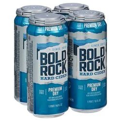 Bold Rock Premium Cider Dry In Cans - 16 Fl. Oz.