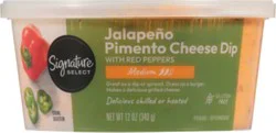Signature Select Dip Pimento Jalapeno - 12 Oz