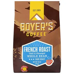 Boyers Coffee French Roast Whole Bean - 28 Oz