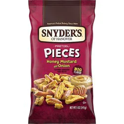 Snyder's Of Hanover Honey Mustard & Onion Flavored Pretzel Pieces - 5 Oz