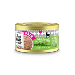 I And Love And You Cat Food Whascally Wabbit Pate - 3 Oz
