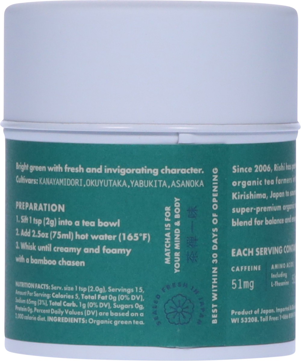 slide 10 of 14, Rishi Organic Single Origin Everyday Matcha Tea - 1.05 oz, 1.05 oz