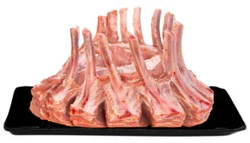 Meat Service Counter Pork Loin Crown Roast Bone In - 3 Lb