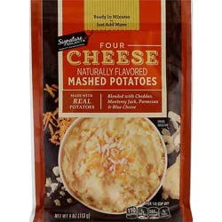 Signature Select Four Cheese Mashed Potatoes - 4 Oz