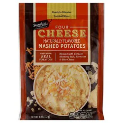 Signature Select Four Cheese Mashed Potatoes - 4 Oz