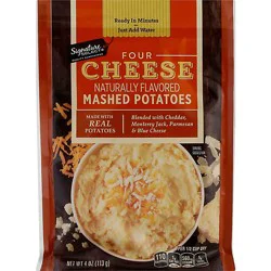 Signature Select Four Cheese Mashed Potatoes - 4 Oz