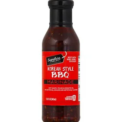 Signature Select Marinade Korean Style Bbq Bottle - 11.8 Fl. Oz.