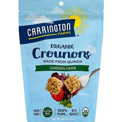 Carrington Farms Organic Crounons Garden Herb - 4.75 Oz