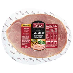 Cook's Ham Steak Bone In Brown Sugar - 1.50 Lb