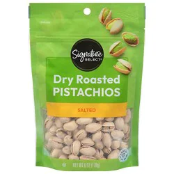 Signature Select Pistachios Dry Rstd Saltd In Shell - 6 Oz