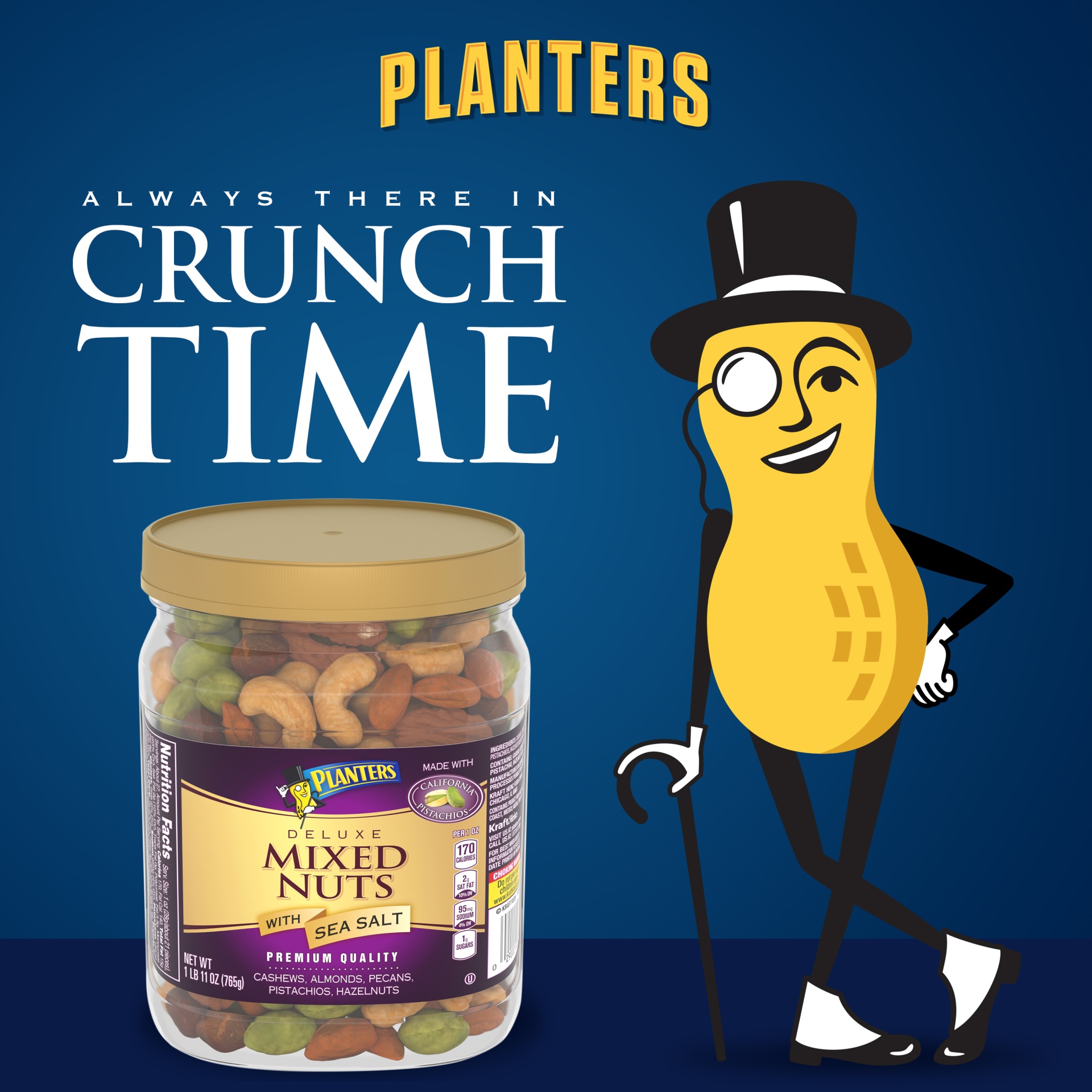 slide 10 of 14, Planters Deluxe Mixed Nuts with Sea Salt, 