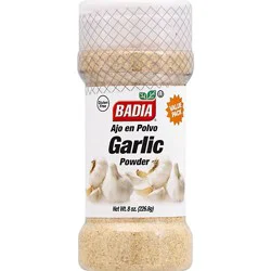 Badia Garlic Powder Bottle - 8 Oz