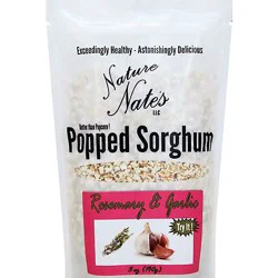 Nature Nates Popped Sorghum Rosemary & Garlic - 5 Oz