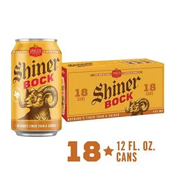 Shiner Bock In Cans - 18-12 Fl. Oz.