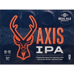Real Ale Axis Ipa In Cans - 12-12 Fl. Oz.