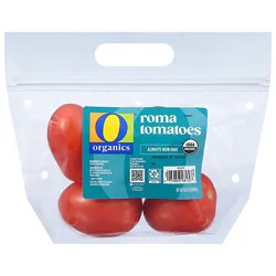 O Organics Tomatoes Roma - 16 Oz