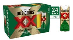 Dos Equis Mexican Lager Beer Cans - 24-12 Fl. Oz.