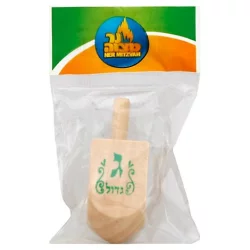 Ner Mitz Wooden Dreidel - 1 Each