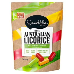 Darrell Lea Mixed Fruit Flavored Soft Australian Licorice - 7 Oz