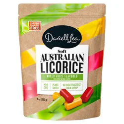 Darrell Lea Mixed Fruit Flavored Soft Australian Licorice - 7 Oz