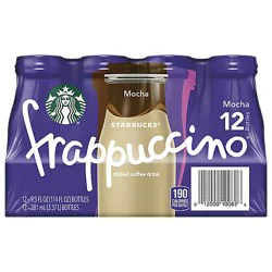 Starbucks Mocha Frappuccino Iced Coffee Multipack Bottles 12 Pack - 9.5 Fl. Oz.