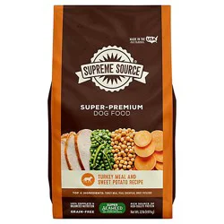Supreme Source Dog Food Grain Free Turkey Meal And Sweet Potato Bag - 22 Lb