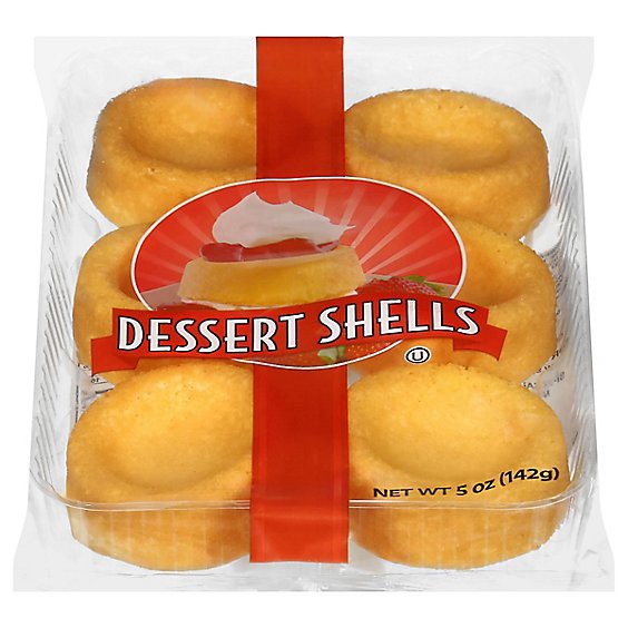 slide 1 of 1, Shortcake Shells Yellow 6 Count - Each, 5 oz