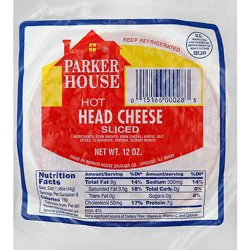 Parker House Slice Head Cheese - 12 Oz