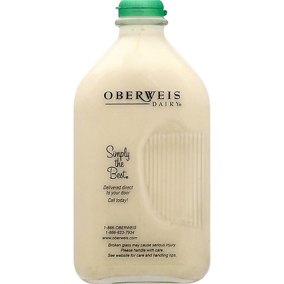 slide 1 of 1, Oberweis Egg Nog - 64 Fl. Oz., 64 fl oz