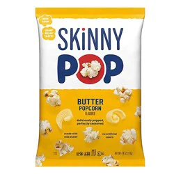 Skinnypop Butter Popcorn Grocery Size Bag - 4.4 Oz