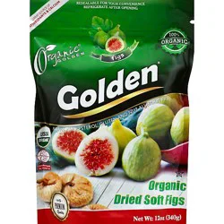 Golden Figs Dried Soft Organic - 12 Oz