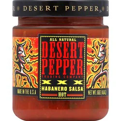Desert Pepper Xxxtra Hot Fire Roasted Habanero Salsa - 16 Oz
