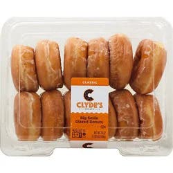 Clydes Glazed Donuts Big Smile 12 Count - Each