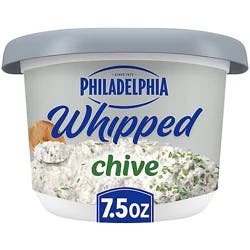 Philadelphia Chive Whipped Cream Cheese Spread Tub - 7.5 Oz