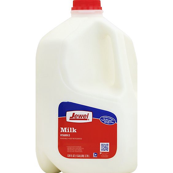 slide 1 of 1, Jewel Whole Milk - 128 Fl. Oz., 1 gal