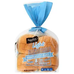 Signature Select/kitchens Count Rolls Hamburger Light 8 Pack - 13 Oz