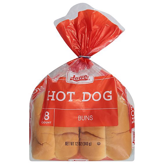 slide 1 of 1, Jewel Hot Dog Buns 8 Count - 12 Oz, 12 oz