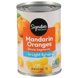 Signature Select Mandarin Orange In Light Syrup - 15 Oz
