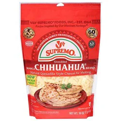 V&v Supremo Chihuahua Quesadilla Shredded Cheese - 16 Oz
