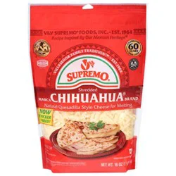 V&v Supremo Chihuahua Quesadilla Shredded Cheese - 16 Oz