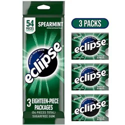 Eclpse Spearmint 3pk - 54 Ct