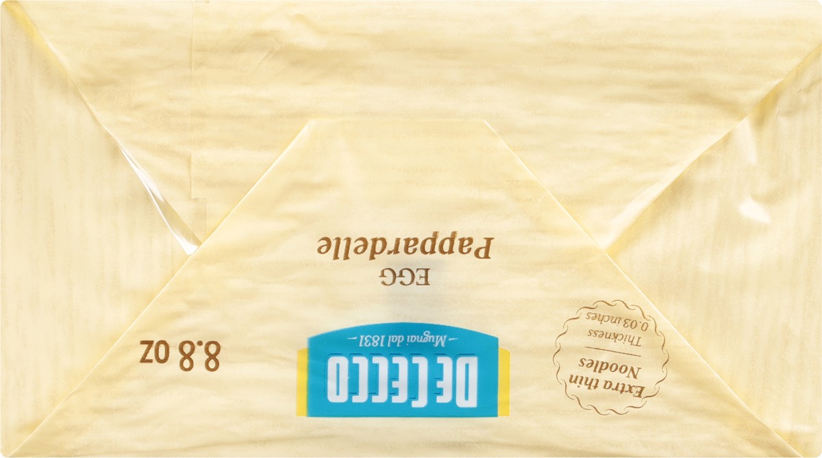 slide 2 of 13, De Cecco Pasta Pappardelle Egg - 8.8 Oz, 8.8 oz