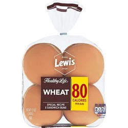 Healthy Life Wheat Hamburger Bun - 12 Oz