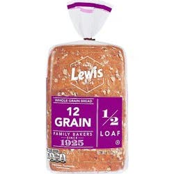 Lewis Half Loaf 12 Grain Bread - 12 Oz