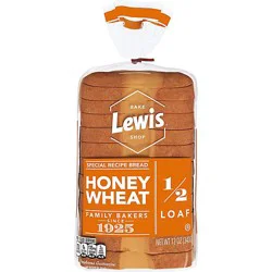 Lewis Half Loaf Honey Wheat - 12 Oz