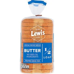 Lewis Half Loaf Butter White - 12 Oz